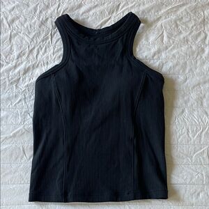 Black Ribbed Lulu tank